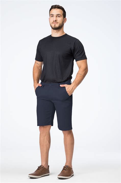 bermuda azul marinho masculina